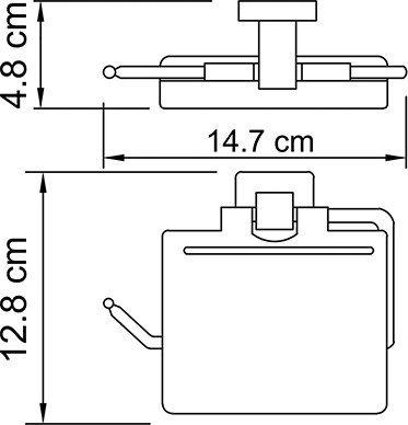 Держатель туалетной бумаги Wasserkraft Lippe 6525