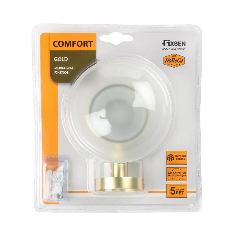 Мыльница Fixsen Comfort FX-87008 золото