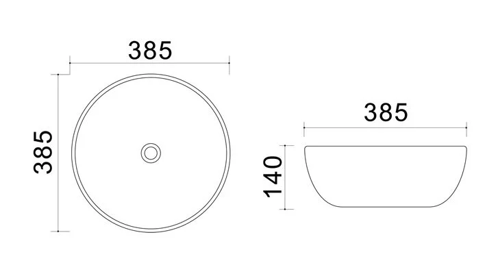 Раковина накладная Azario XML40032B20 белый