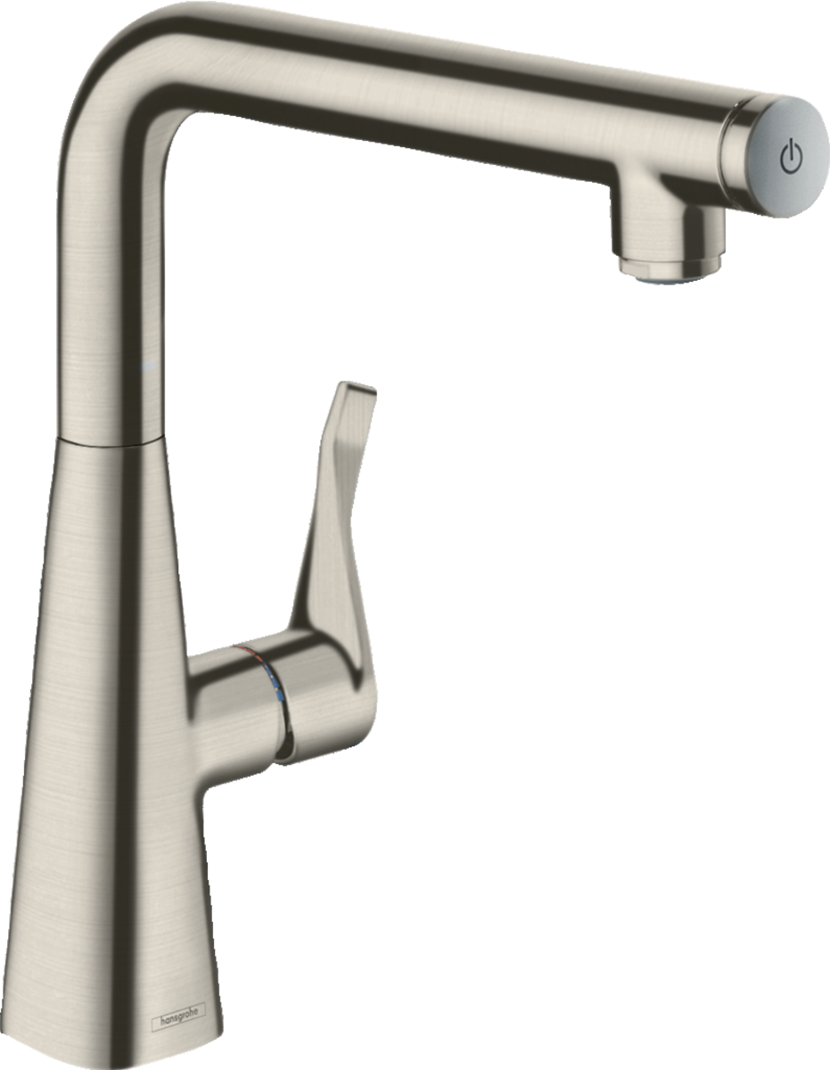 Смеситель для кухни Hansgrohe Metris Select 14847800, под сталь