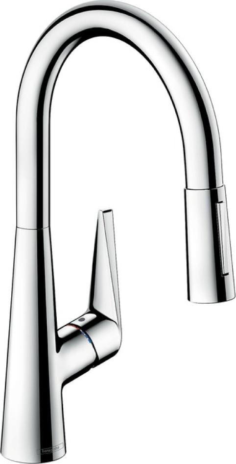 Глянцевый смеситель для кухни Hansgrohe Talis S 72813000