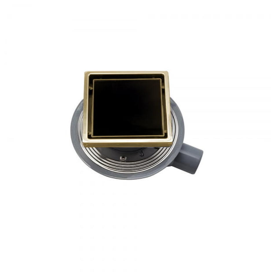 Трап душевой Pestan Black Glass Gold 13000152 черный