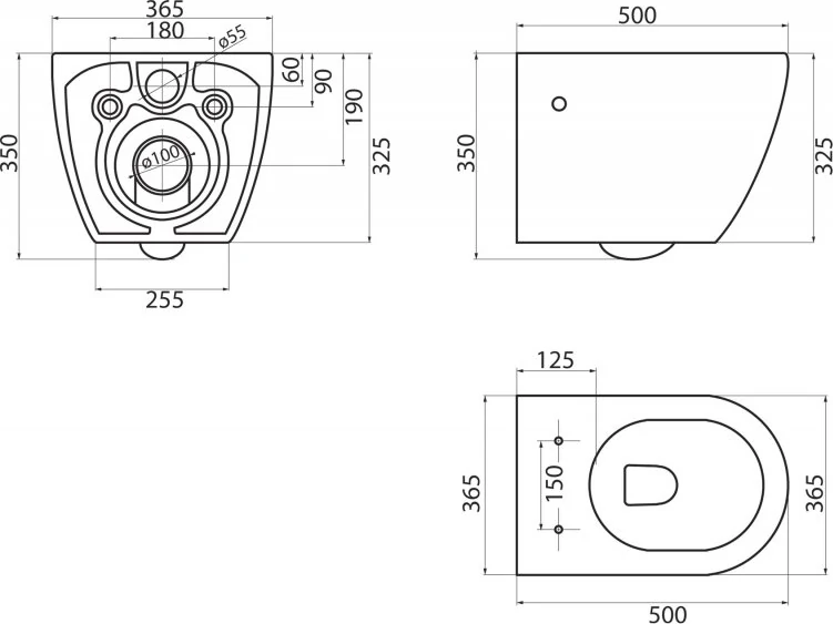 Подвесной унитаз BelBagno Sfera-R BB046CHR