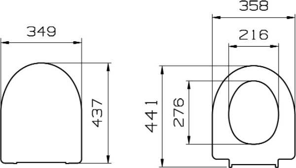 Крышка-сиденье VitrA Form 500 97-003-009 с микролифтом петли хром