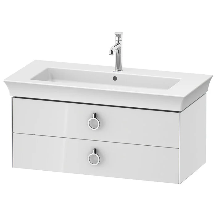 Тумба под раковину Duravit White Tulip WT435208585 + UV986307777 белый