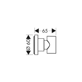 Держатель душа Axor Citterio M 39525000 хром