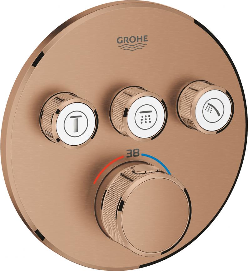 Термостат Grohe Grohtherm SmartControl 29121DL0 тёплый закат, матовый