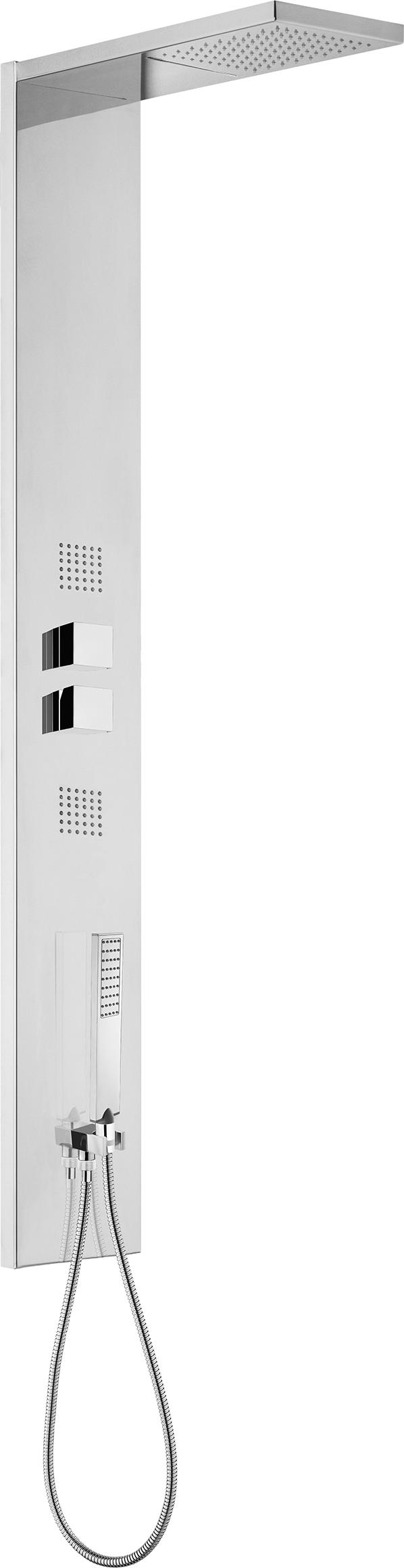 Душевая панель Bossini Manhattan Panel 4 Monocomando L00891 хром