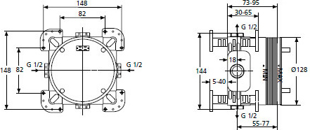 Скрытая часть Ideal Standard Active A1000NU