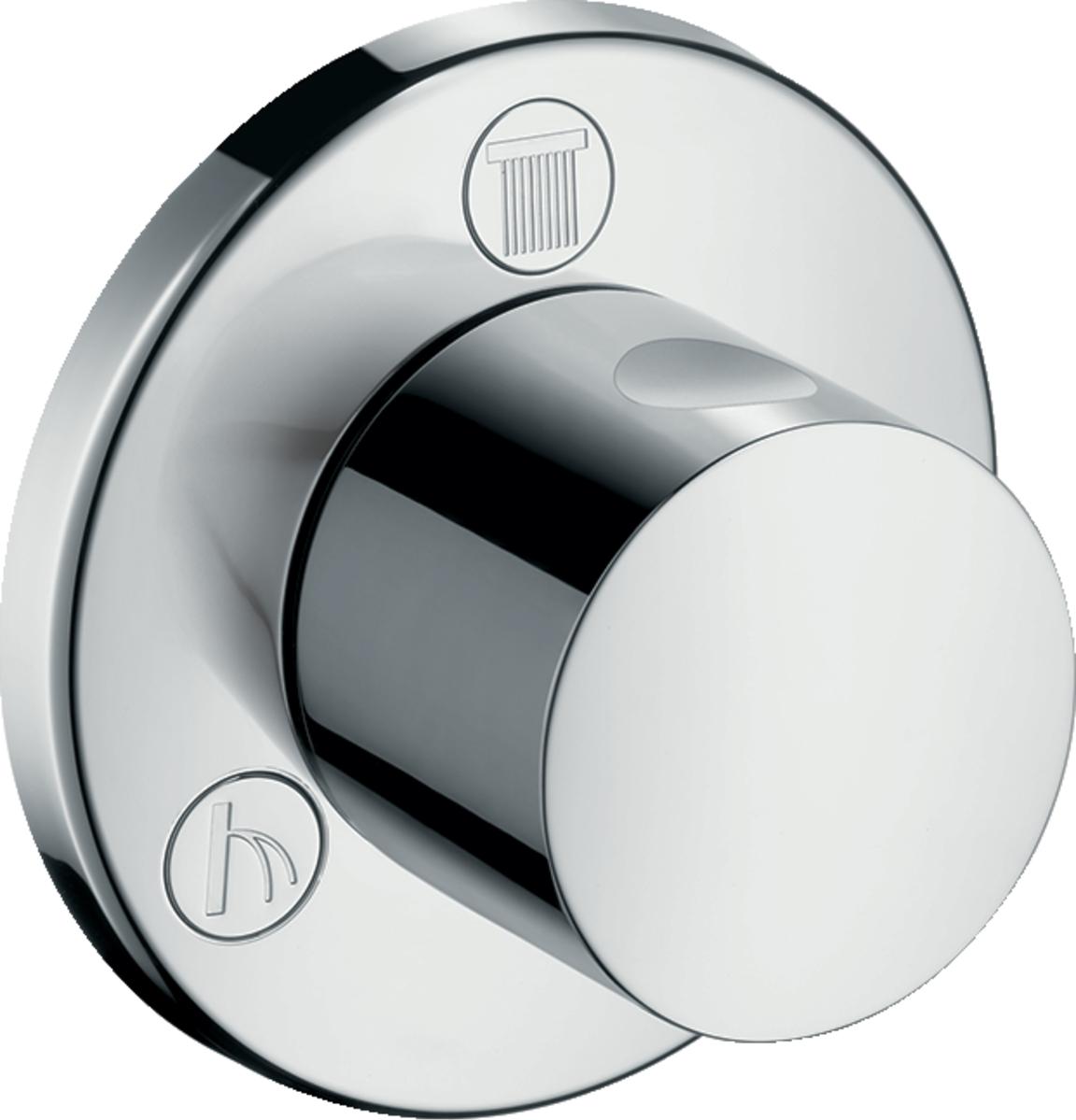 Переключатель потоков Hansgrohe Trio/Quattro S 15932000 на три потребителя