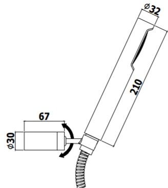 Душевой гарнитур Paffoni Master ZDUP036HGSP золото