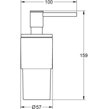 Дозатор жидкого мыла Grohe Atrio New 40306003