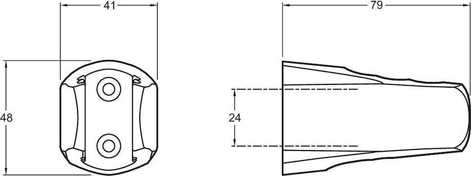 Держатель для душа Jacob Delafon E75075-CP