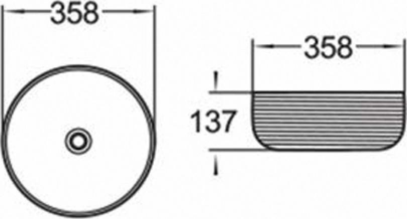 Раковина Comforty 35.8 102MW 00004148752, белый матовый