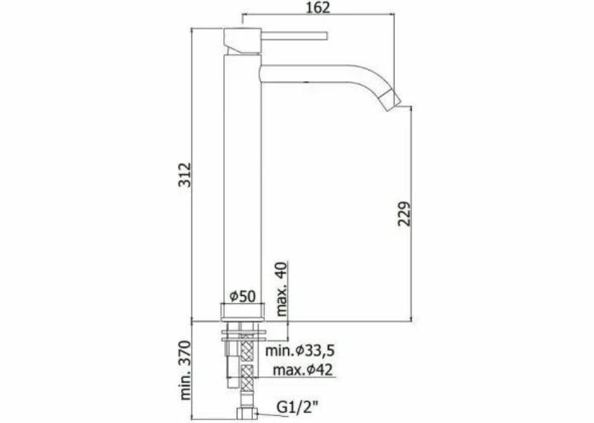 Смеситель для раковины Paffoni Light LIG081BO белый