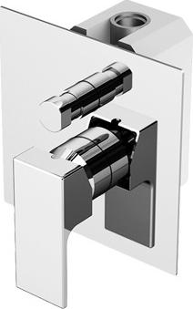 Однорычажный смеситель для ванны Gattoni Kubik 2534/25C0.CH