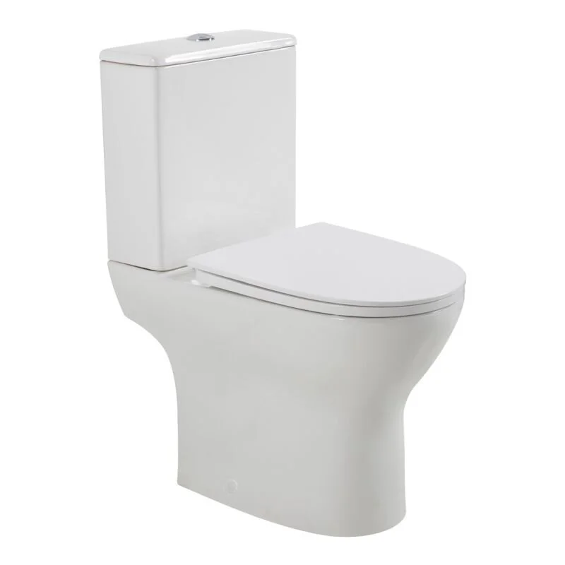 Напольный унитаз BelBagno LOUNGE, безободковый, сиденье soft close, белый, BB045/051T/BB045CPR/BB045/051SC