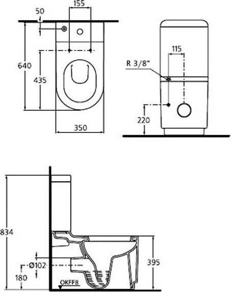 Бачок для унитаза Ideal Standard Moments K403901