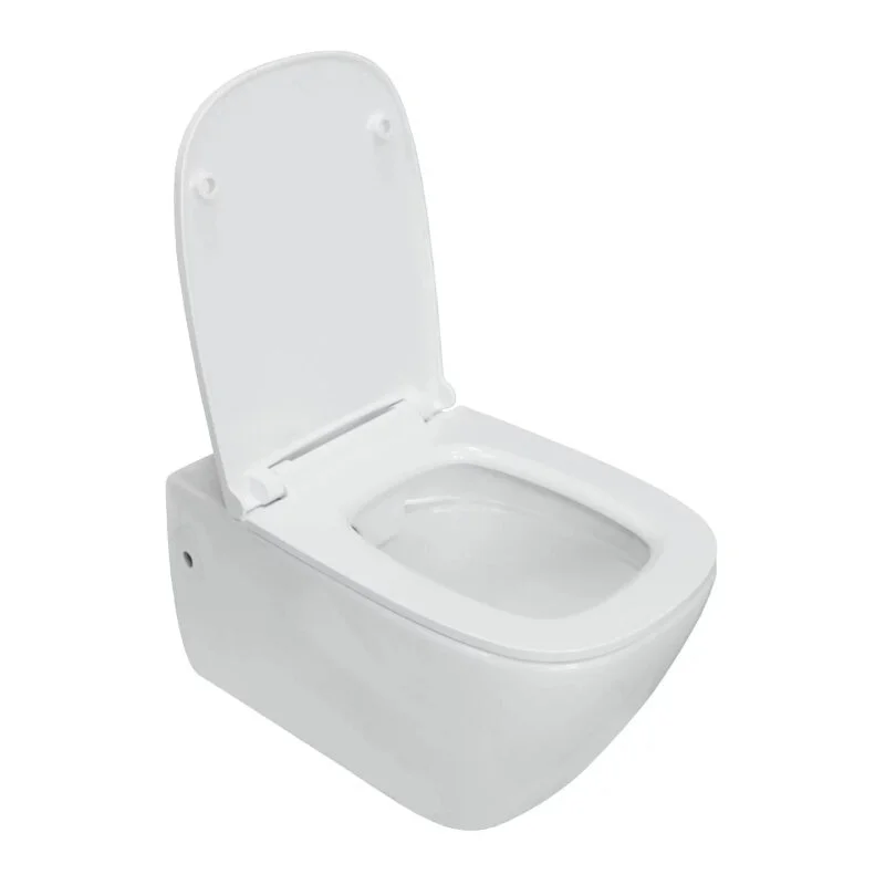 Унитаз с системой антивсплеск Sanita luxe WC.WH/Infinity/SlimDM.Rim/WHT.G/S1