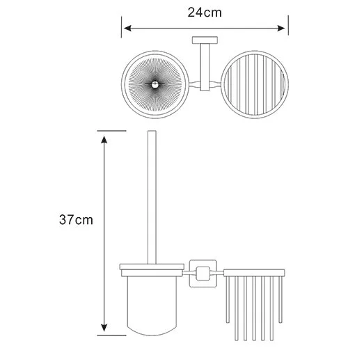 Держатель освежителя воздуха WasserKRAFT Lippe К-6500 K-6535 белый