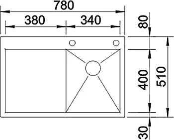 Кухонная мойка Blanco Zerox 513704 серый