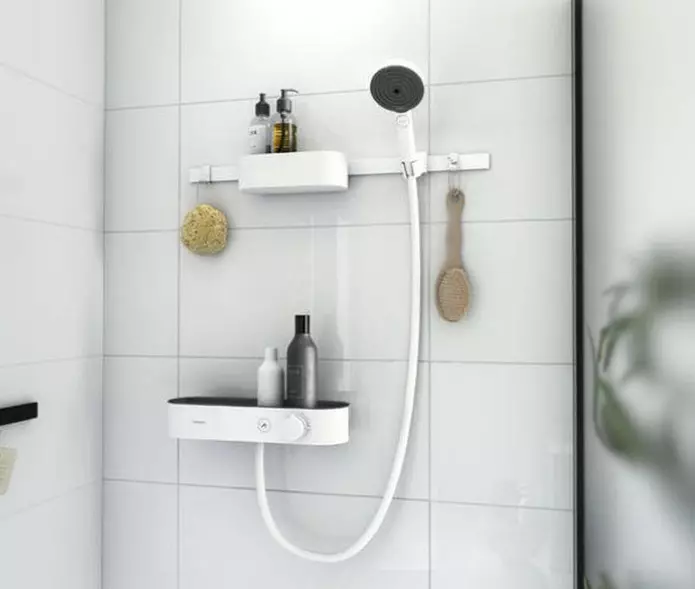 Душевой гарнитур Hansgrohe WallStoris 24250700 белый