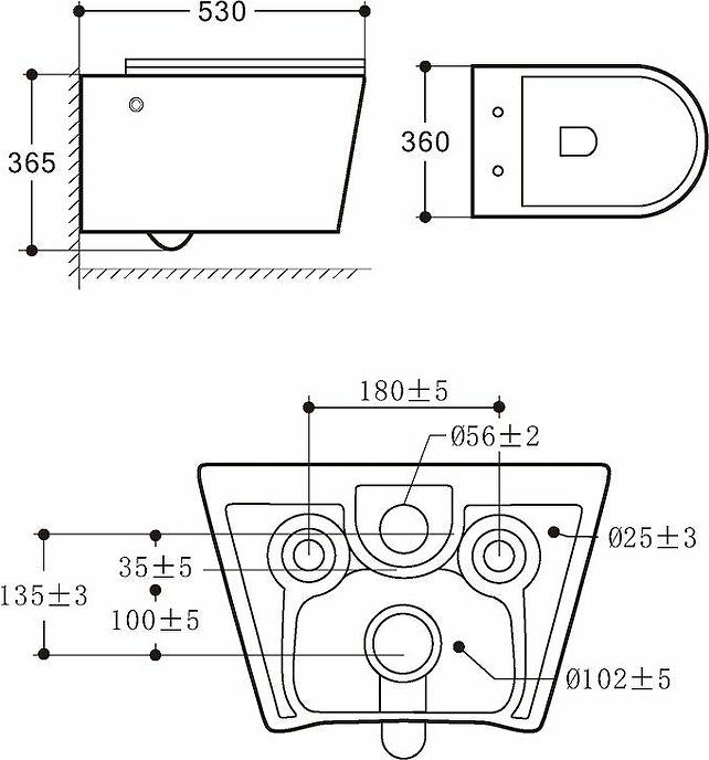 Унитаз подвесной Art&Max Zoe AM9322C1CHR с биде, белый