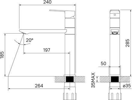 Комплект кухонная мойка Iddis Arro ARR78SRi77 хром + смеситель Iddis Edifice EDISB00i05