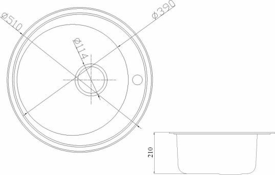 Кухонная мойка Zorg GraniT LAGO 51х51х21 GZR-510 ПЕСОЧНЫЙ