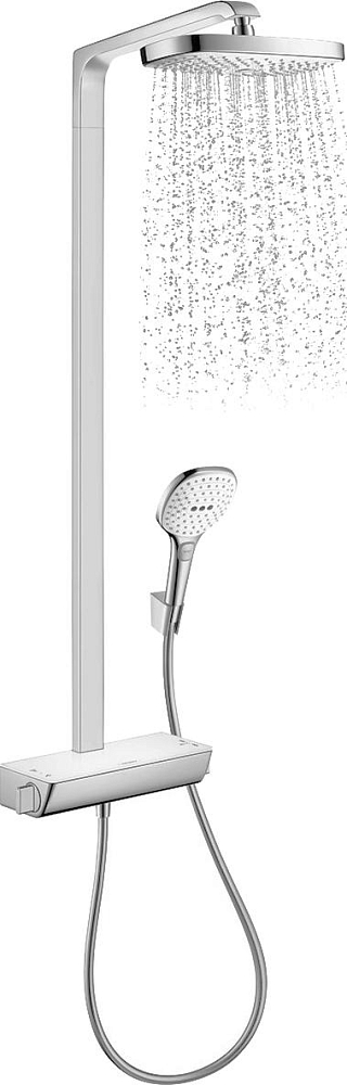 Душевая стойка Hansgrohe Raindance Select E 300 2jet 27128400 Showerpipe