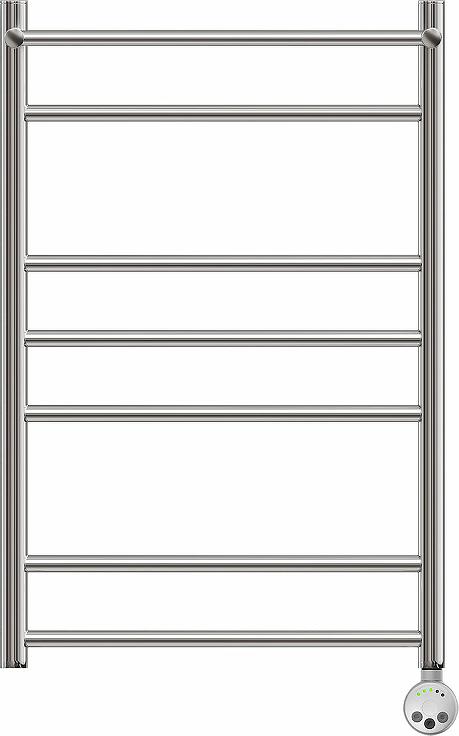 Полотенцесушитель электрический Point PN10158PE П6 500x800 с полкой левый/правый, хром