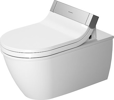 Крышка-сиденье Duravit Starck SensoWash 610001 002000300 с микролифтом петли хром функция биде