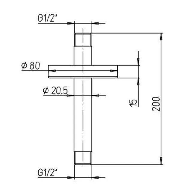 Держатель душа Paini 50PZ744T620BI черный