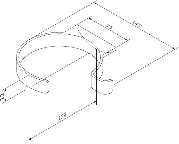 Держатель для фена AM.PM Inspire 2.0 A50A32300, хром