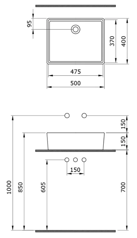 Раковина накладная Bocchi Milano 1215-033-0125 зеленый