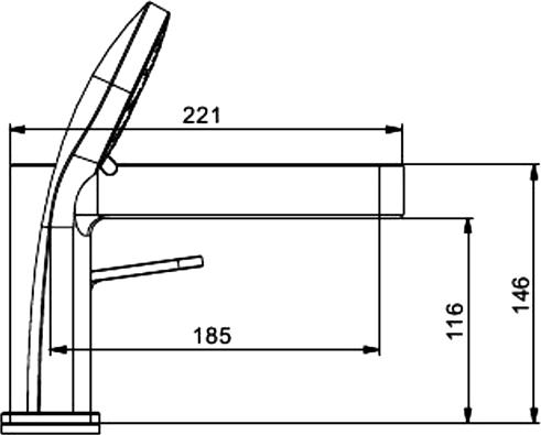 Смеситель на борт ванны Gappo G1199-30 сатин