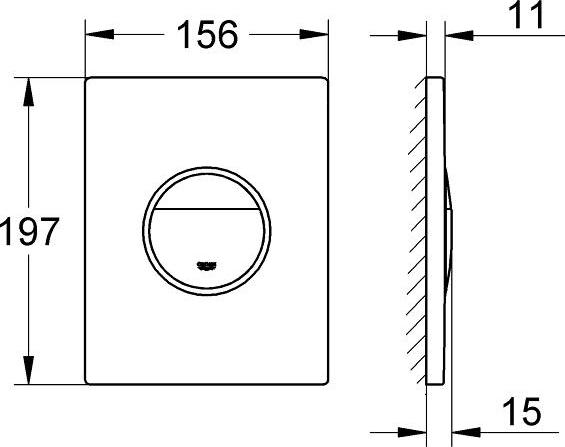 Кнопка смыва Grohe Ondus 38766000