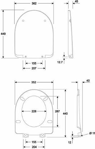 Сиденье для унитаза Kolo Nova Pro SoftClose M30112000krk (повреждена упаковка)