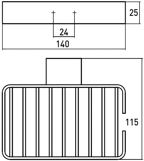 Полка Emco Loft 0545 001 00 хром