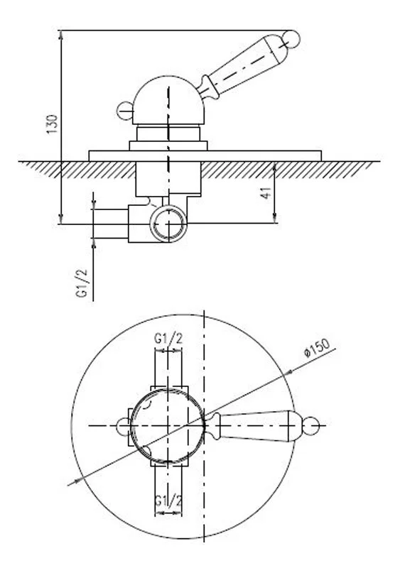 Смеситель для душа Rav-Slezak Labe L483LSM бронза