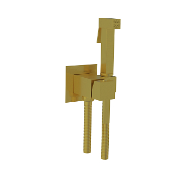 Гигиенический душ со смесителем RGW Shower Panels 581408212-06 золото