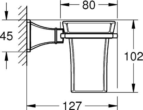 Стакан Grohe Grandera 40626IG0