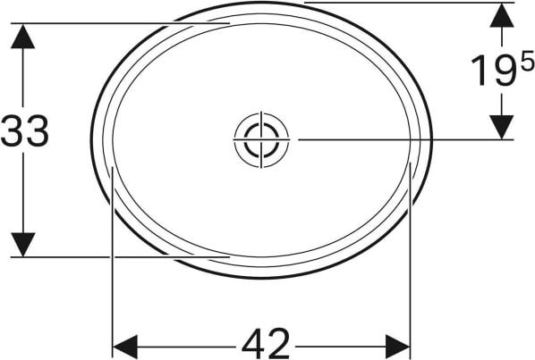 Раковина 48 см Geberit VariForm 500.750.01.2, белый