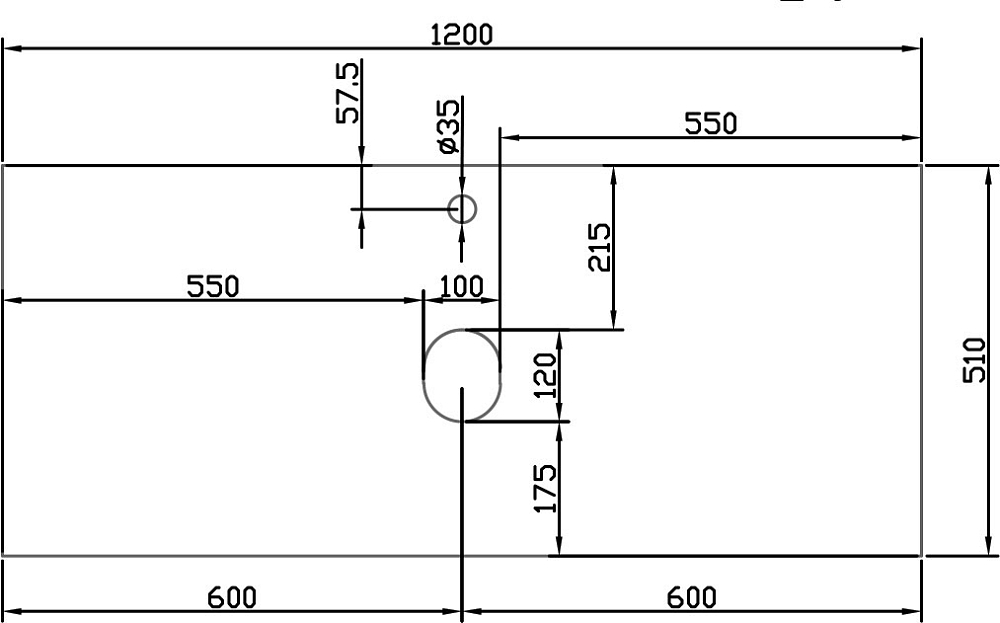 Мебель для ванной DIWO Элиста 120 светлое дерево, с раковиной Moduo 50 Square