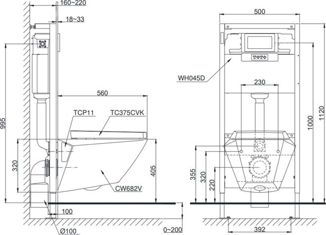 Подвесной унитаз TOTO Jewelhex CW682E#XW