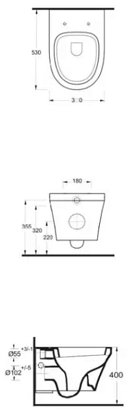 Комплект унитаз с инсталляцией beWash Metison 74P04MK78601 белый, с кнопкой смыва, хром матовый