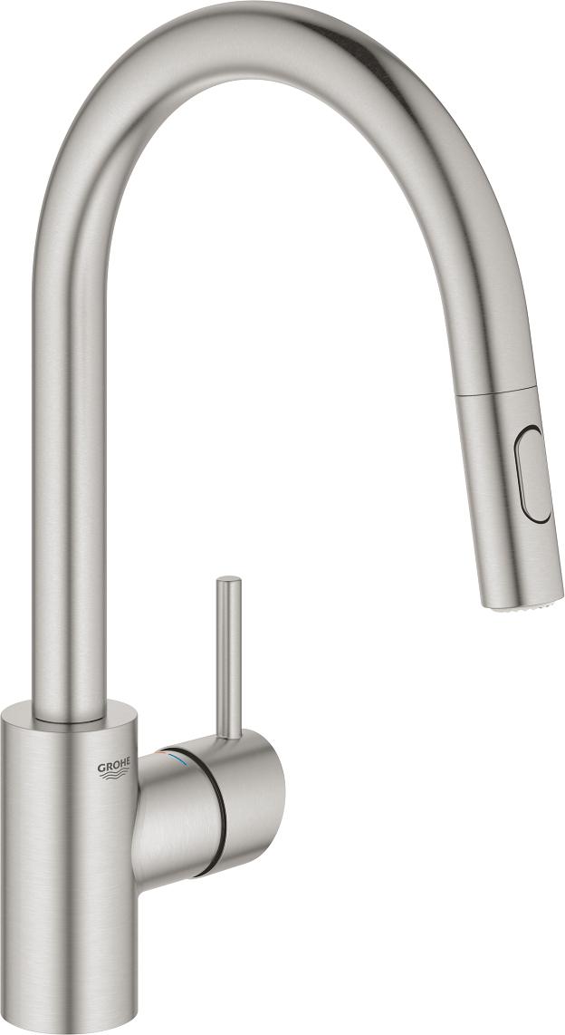 Смеситель для кухонной мойки Grohe Concetto new 31483DC2 суперсталь