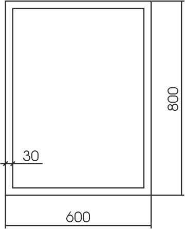 Зеркало STWORKI Брамминг 60х80, серебро