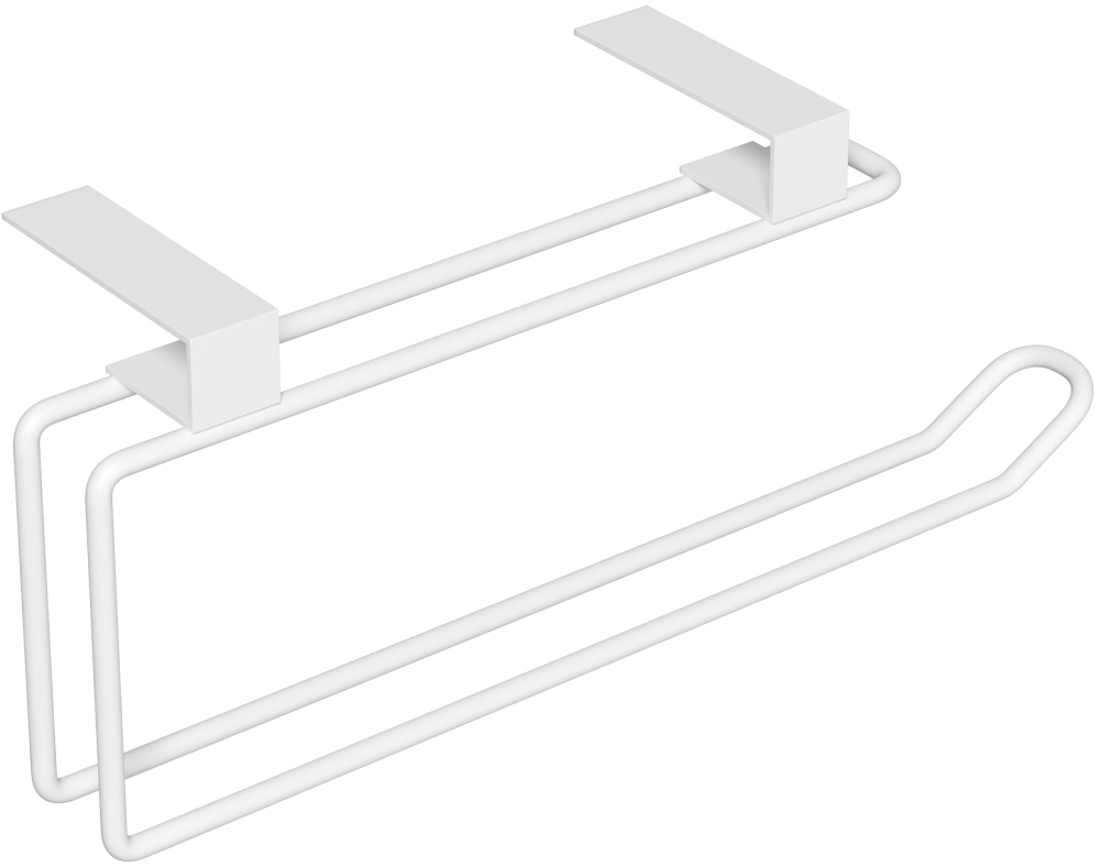 Держатель на полку Domaci Феррара Ac-08-02 кухонный, для бумажных полотенец, белый муар