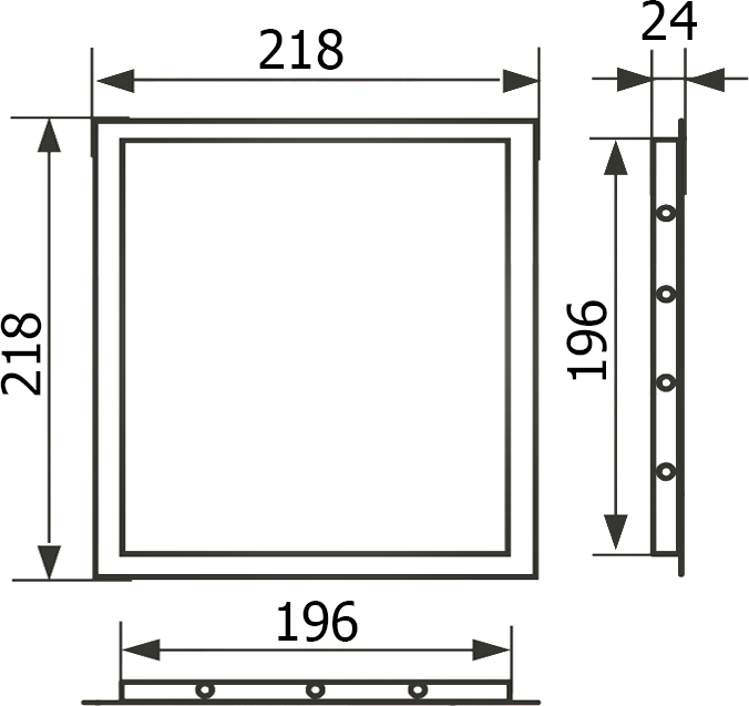 Настенный люк Evecs Л2020 Palisander